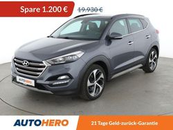 Grau Gebraucht 2018 Hyundai Tucson Premium SUV | 18.730 € (Fairer Preis)
