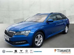 Raceblau metallic Gebraucht 2022 Skoda Superb Ambition Kombi | 25.590 € (Fairer Preis)