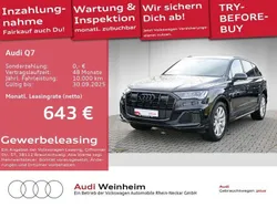 Mythosschwarz metallic Gebraucht 2023 Audi Q7 S-Line SUV | 62.999 € (Guter Preis)