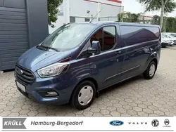 Blau (chromablau metallic) Gebraucht 2019 Ford Transit Custom Trend Limousine | 22.908 € (Guter Preis)
