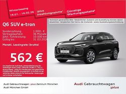 Mythosschwarz metallic Gebraucht 2025 Audi Q6 e-tron S-Line SUV | 56.251 €