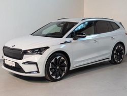Weiß Gebraucht 2024 Skoda Enyaq iV SportLine SUV | 35.999 € (Etwas zu teuer)