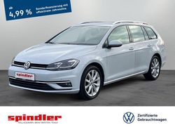 White silver metallic Gebraucht 2018 VW Golf VII Comfortline Kombi | 14.980 € (Fairer Preis)