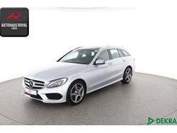 Silber (metallic) Gebraucht 2018 Mercedes C250 AMG Kombi | 23.480 € (Fairer Preis)
