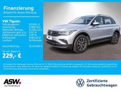 Reflexsilber metallic Gebraucht 2021 VW Tiguan Life SUV | 20.930 € (Fairer Preis)