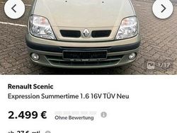 Grau Gebraucht 2001 Renault Scénic Van / Kleinbus | 2.200 € (Teuer)