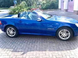 Blau Gebraucht 2001 Mercedes SLK230 Cabrio | 2.900 € (Superpreis)
