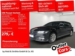Schwarz Gebraucht 2024 VW Passat R-line Kombi | 39.960 € (Teuer)
