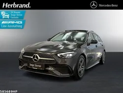 Metalliclack graphitgrau Gebraucht 2024 Mercedes C300 AMG Kombi | 49.480 € (Etwas zu teuer)