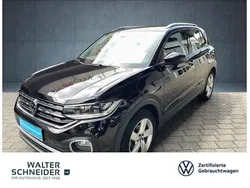 Deep black perleffekt (metallic) Gebraucht 2021 VW T-Cross Style SUV | 18.950 € (Fairer Preis)