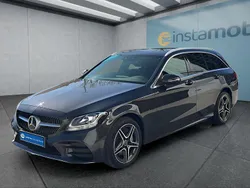 Grau Gebraucht 2021 Mercedes C300e Kombi | 27.399 € (Fairer Preis)