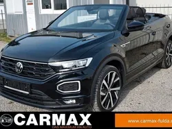Schwarz Gebraucht 2021 VW T-Roc Cabriolet R-line Cabrio | 23.800 € (Guter Preis)