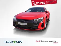 Tangorot metallic Gebraucht 2022 Audi e-tron GT quattro Ambiente Limousine | 52.880 € (Etwas zu teuer)