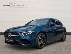 Denimblau met. Gebraucht 2020 Mercedes A180 AMG line Limousine | 23.440 € (Guter Preis)