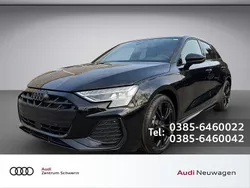 Black metallic Neu 2025 Audi A3 Sportback S-Line Limousine | 56.350 €