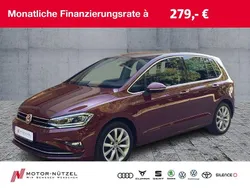 Cranberry red metallic Gebraucht 2020 VW Golf Sportsvan Highline Van / Kleinbus | 19.960 € (Fairer Preis)