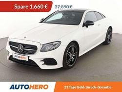 Polarweiss Gebraucht 2018 Mercedes E400 AMG line Coupé | 36.230 € (Superpreis)