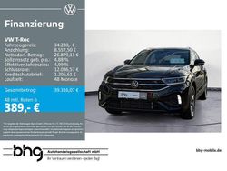 Schwarz Gebraucht 2022 VW T-Roc R-line SUV | 34.230 € (Fairer Preis)