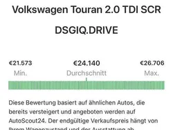 Weiß Gebraucht 2019 VW Touran IQ Drive Van / Kleinbus | 25.700 € (Etwas zu teuer)