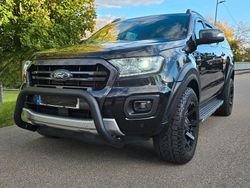 Schwarz Gebraucht 2021 Ford Ranger Wildtrack Abholung | 39.900 € (Teuer)