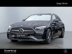 Schwarz unilack schwarz Gebraucht 2024 Mercedes C300e Premium Kombi | 44.130 € (Superpreis)