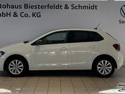 Pure white (metallic) Gebraucht 2021 VW Polo Highline Kleinwagen | 18.780 € (Fairer Preis)
