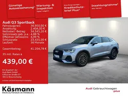 Florettsilber metallic (metallic) Gebraucht 2022 Audi Q3 Sportback Ambiente SUV | 36.950 € (Superpreis)