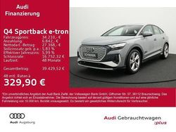 Grau Gebraucht 2022 Audi Q4 Sportback e-tron S-Line SUV | 34.210 € (Guter Preis)