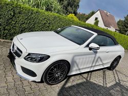 Weiß Gebraucht 2017 Mercedes C300 AMG line Cabrio | 31.000 € (Teuer)