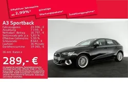 Brillantschwarz Gebraucht 2023 Audi A3 Sportback e-tron Advanced Plus Limousine | 26.993 € (Fairer Preis)
