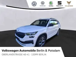 Weiß Gebraucht 2021 Skoda Kodiaq SportLine SUV | 34.870 € (Teuer)