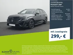 Perlaneraschwarz Gebraucht 2024 Peugeot 308 GT Kombi | 34.690 € (Teuer)