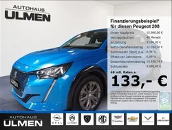 Blau Gebraucht 2021 Peugeot e-208 Active Kleinwagen | 15.980 € (Fairer Preis)