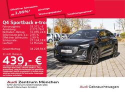 Mythosschwarz metallic Gebraucht 2022 Audi Q4 e-tron S-Line SUV | 33.371 € (Teuer)