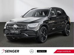 Unilack schwarz uni Gebraucht 2021 Mercedes GLC300e AMG line SUV | 37.480 € (Fairer Preis)