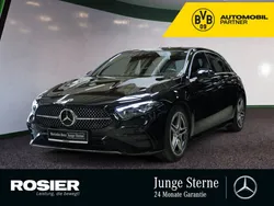 Schwarz / kosmosschwarz (metallic) Gebraucht 2023 Mercedes A200 AMG Limousine | 34.890 € (Etwas zu teuer)