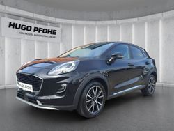 Obsidian schwarz metallic Gebraucht 2021 Ford Puma Titanium SUV | 17.890 € (Fairer Preis)