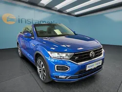 Blau Gebraucht 2021 VW T-Roc Cabriolet Cabrio | 22.499 € (Fairer Preis)