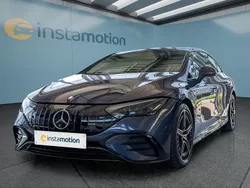 Blau Gebraucht 2024 Mercedes EQE AMG 43 AMG Limousine | 68.899 € (Etwas zu teuer)