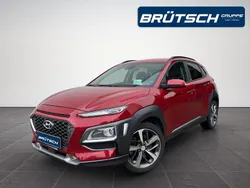 Pulse red / mic metallic Gebraucht 2020 Hyundai Kona Premium SUV | 20.980 € (Fairer Preis)
