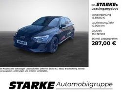 Schwarz Neu 2025 Audi A3 Sportback e-tron S-Line Limousine | 47.890 € (Fairer Preis)