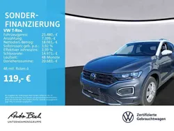 Weiß (deep black perleffekt pure whi) Gebraucht 2021 VW T-Roc Style SUV | 25.480 € (Teuer)