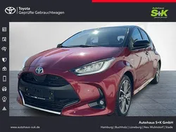 Tokiorot perleffekt, mysticschwarz Gebraucht 2020 Toyota Yaris Hybrid Elegant Kleinwagen | 19.880 € (Teuer)
