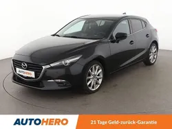 Schwarz Gebraucht 2018 Mazda 3 Sports-Line Limousine | 16.620 € (Fairer Preis)