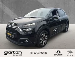 Lackierung schwarz perla nera/metallic klarlack Gebraucht 2024 Citroën C3 PureTech Kleinwagen | 17.990 € (Fairer Preis)