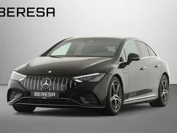 Metalliclack obsidianschwarz Gebraucht 2024 Mercedes EQE AMG 43 AMG Limousine | 66.225 € (Fairer Preis)