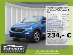 Blau Gebraucht 2022 VW T-Roc Cabriolet Active Cabrio | 20.480 € (Superpreis)