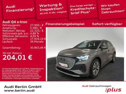 Taifungrau metallic Gebraucht 2022 Audi Q4 e-tron Advanced SUV | 27.900 € (Fairer Preis)
