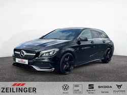 Schwarz Gebraucht 2018 Mercedes CLA250 Shooting Brake AMG line Kombi | 22.662 € (Fairer Preis)