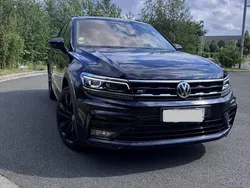 Schwarz Gebraucht 2021 VW Tiguan Allspace R-line SUV | 36.333 € (Fairer Preis)